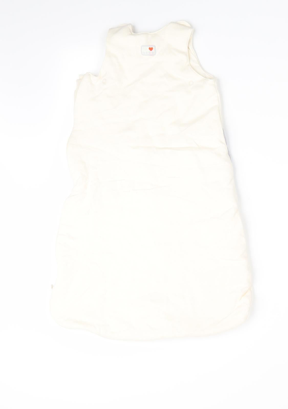 NP Heart Girls Ivory Animal Print  Coverall One-Piece Size 0-3 Months  - Elephant Print