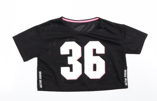 Action Squad Womens Black   Basic T-Shirt   - Action Squad 36