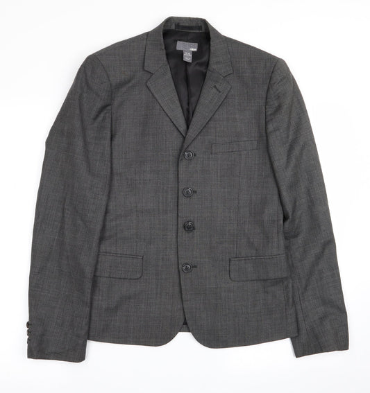 H&M Mens Grey   Jacket Blazer Size 36