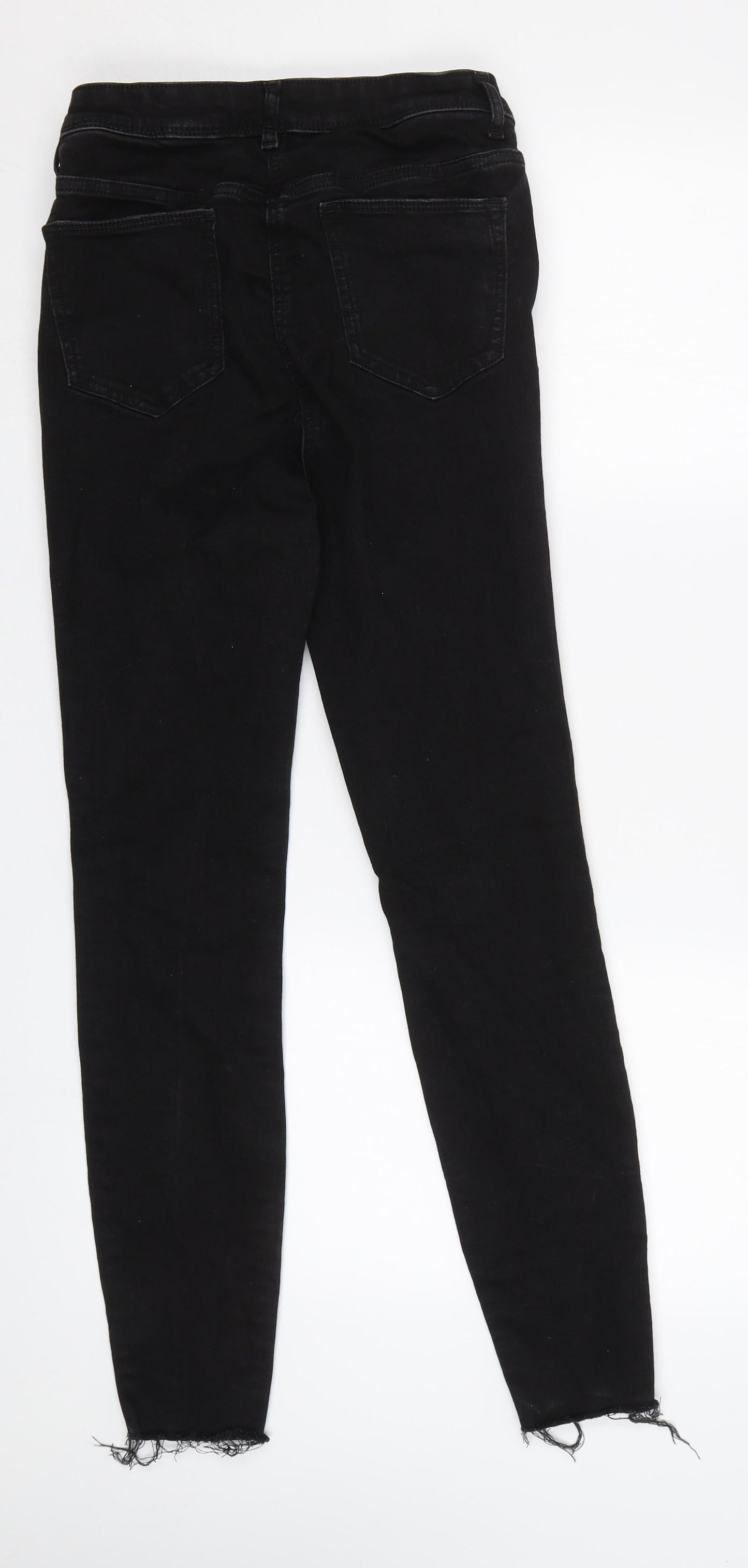 NEXT Womens Black   Skinny Jeans Size 8 L28 in