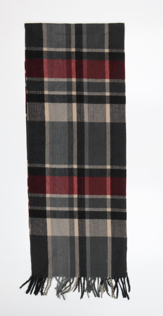 Preworn  Grey Plaid  Scarf  Size Regular