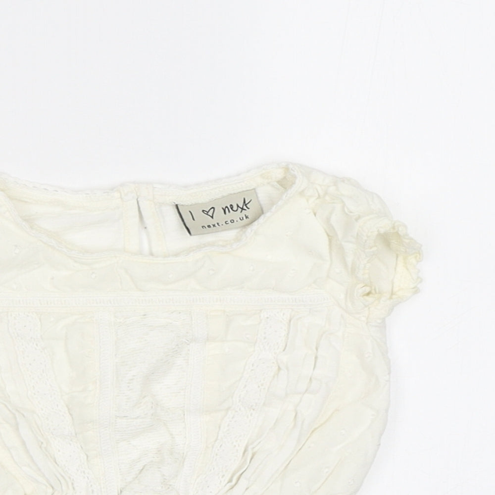 NEXT Baby White   Basic Blouse Size 3-6 Months
