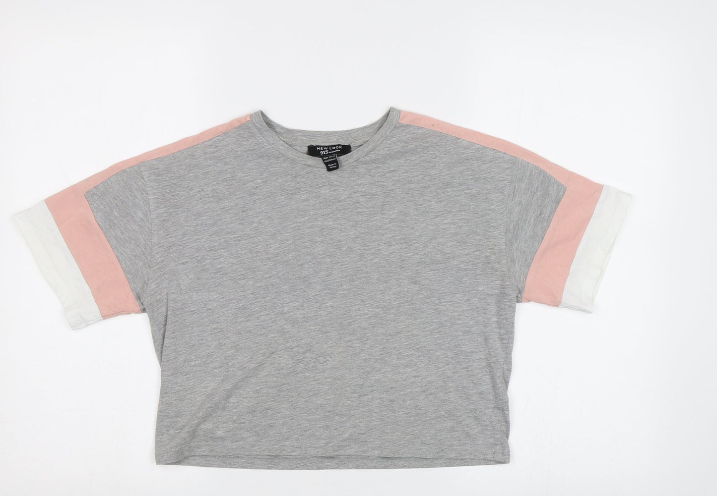 NewLook Girls Grey   Basic T-Shirt Size 12 Years