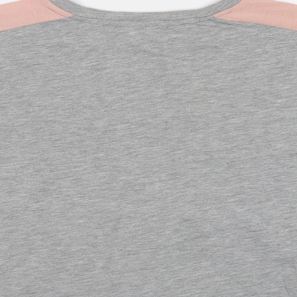 NewLook Girls Grey   Basic T-Shirt Size 12 Years