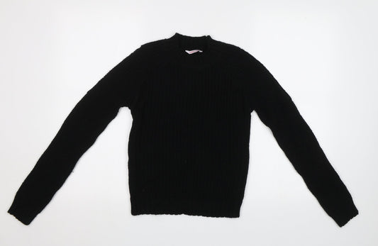 Miss E-vie Girls Black   Pullover Jumper Size 11-12 Years