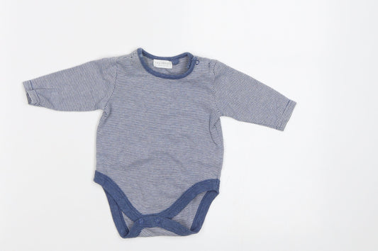 NEXT Baby Blue Striped  Romper One-Piece Size 0-3 Months