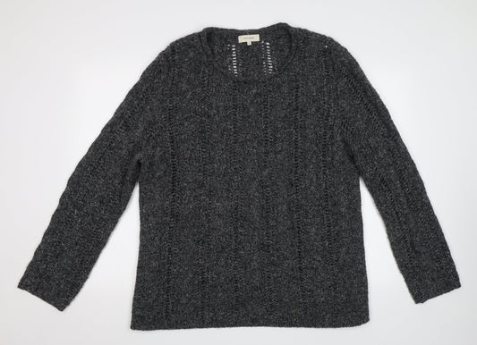 River Island Womens Grey   Pullover Jumper Size L