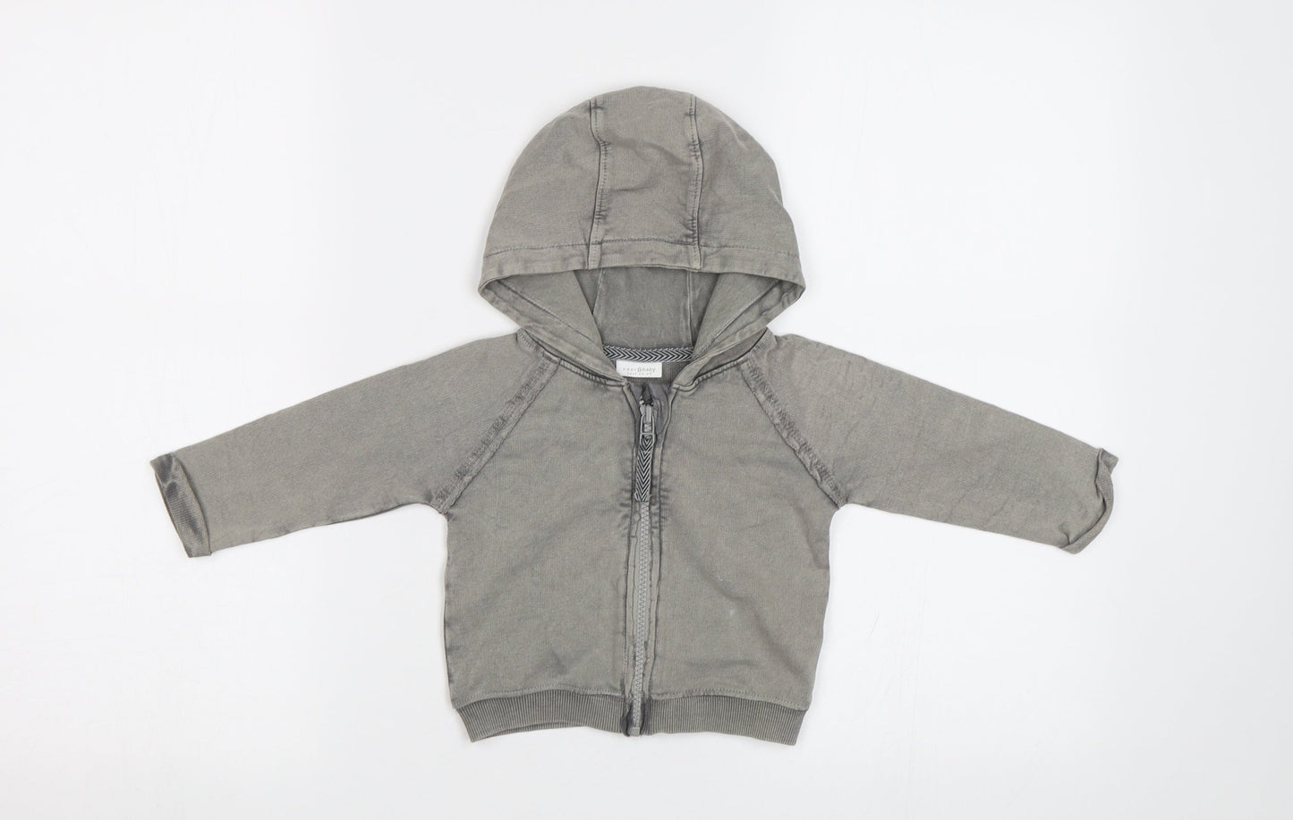 NEXT Baby Grey   Full Zip Jumper Size 6-9 Months