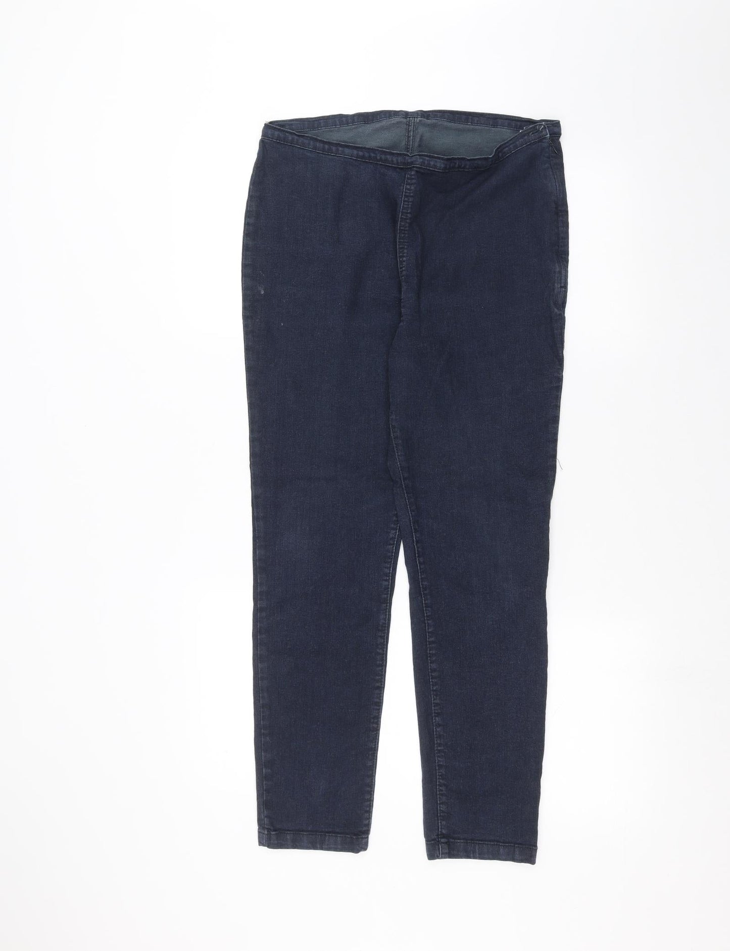 Marks and Spencer Womens Blue  Denim Skinny Jeans Size 12 L26 in