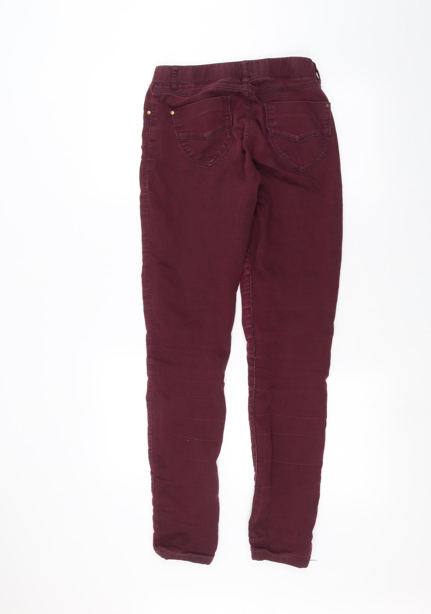 Dorothy Perkins Womens Red   Skinny Jeans Size 10 L28 in