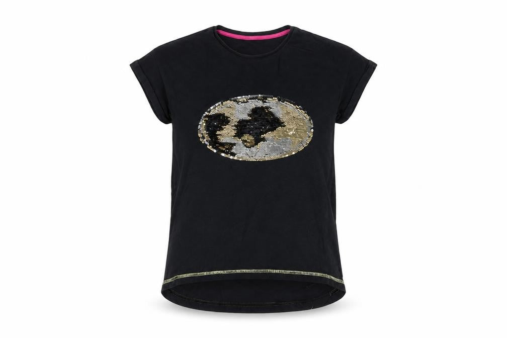 George Girls Black   Basic T-Shirt Size 11-12 Years  - Batman
