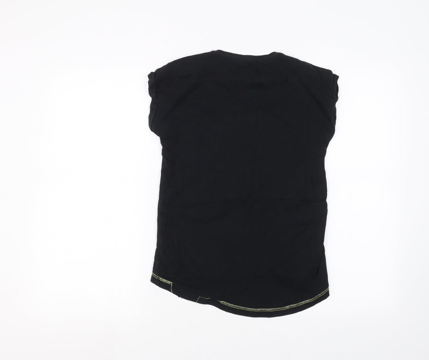 George Girls Black   Basic T-Shirt Size 11-12 Years  - Batman