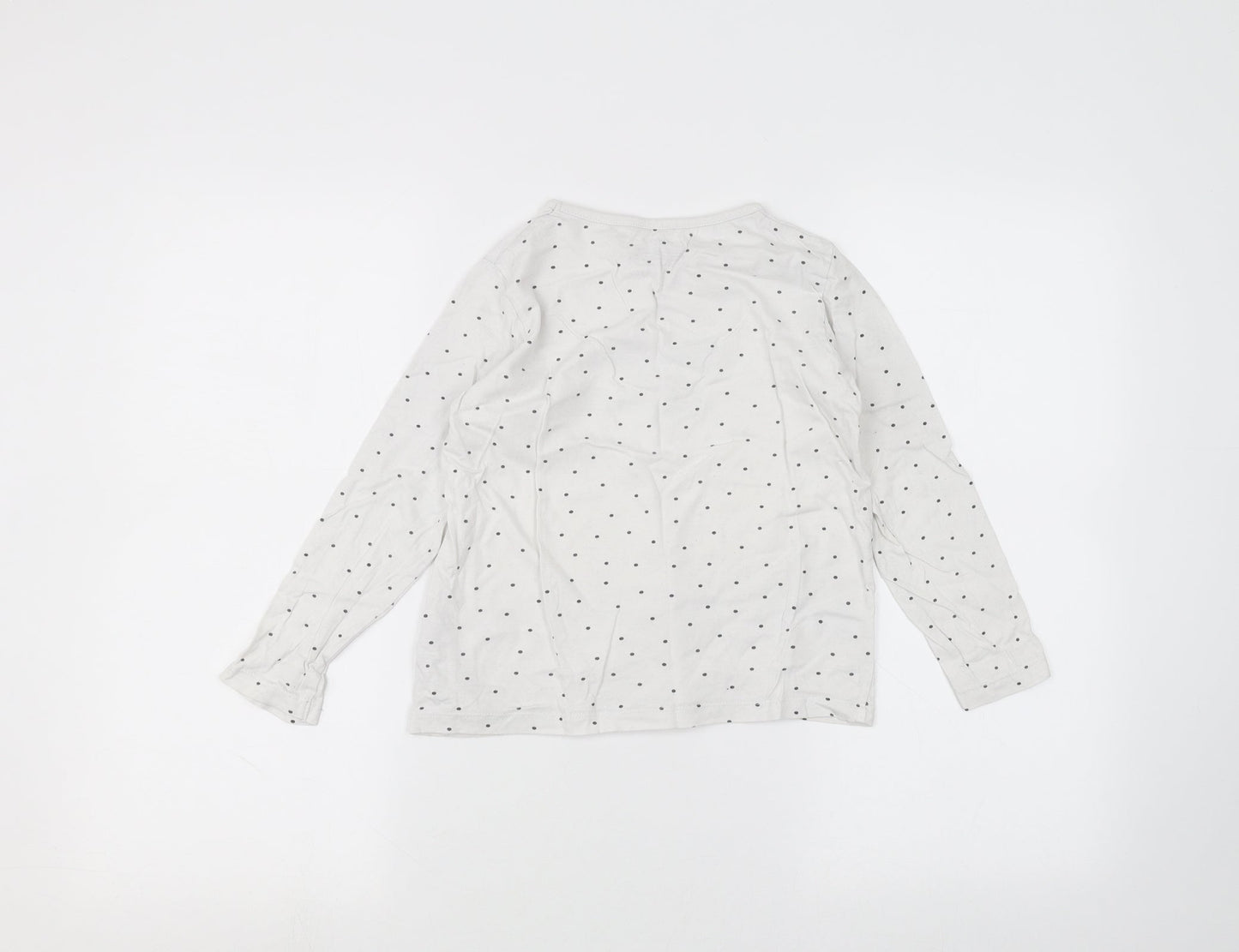Primark Girls White   Basic T-Shirt Size 7-8 Years