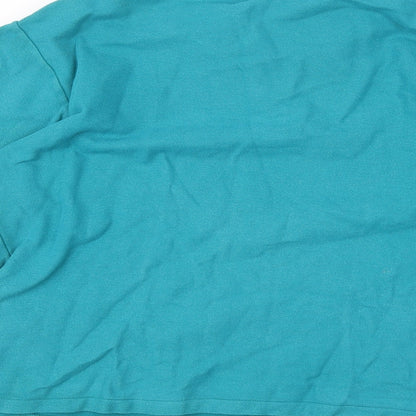 St Michael Womens Green Basic Polo Size 20