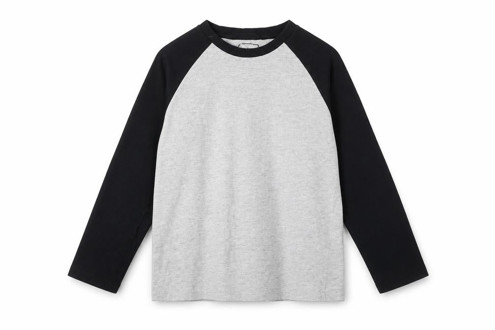 Front view of Urban Debt boys’ grey basic t-shirt, size 6, years