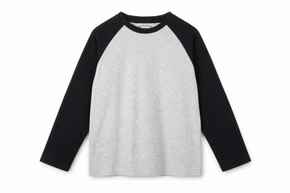 Front view of Urban Debt boys’ grey basic t-shirt, size 6, years