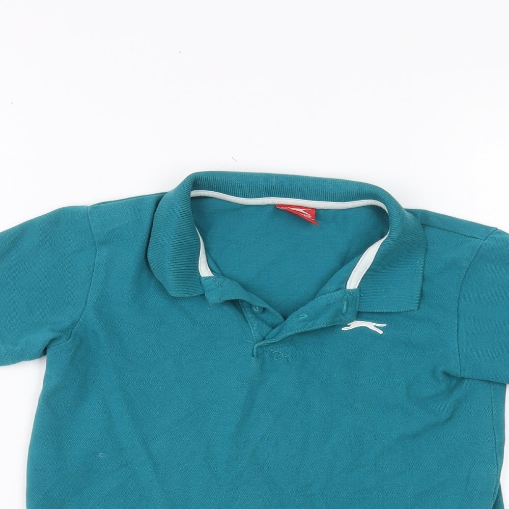 Slazenger Boys Blue   Basic Polo Size 5-6 Years