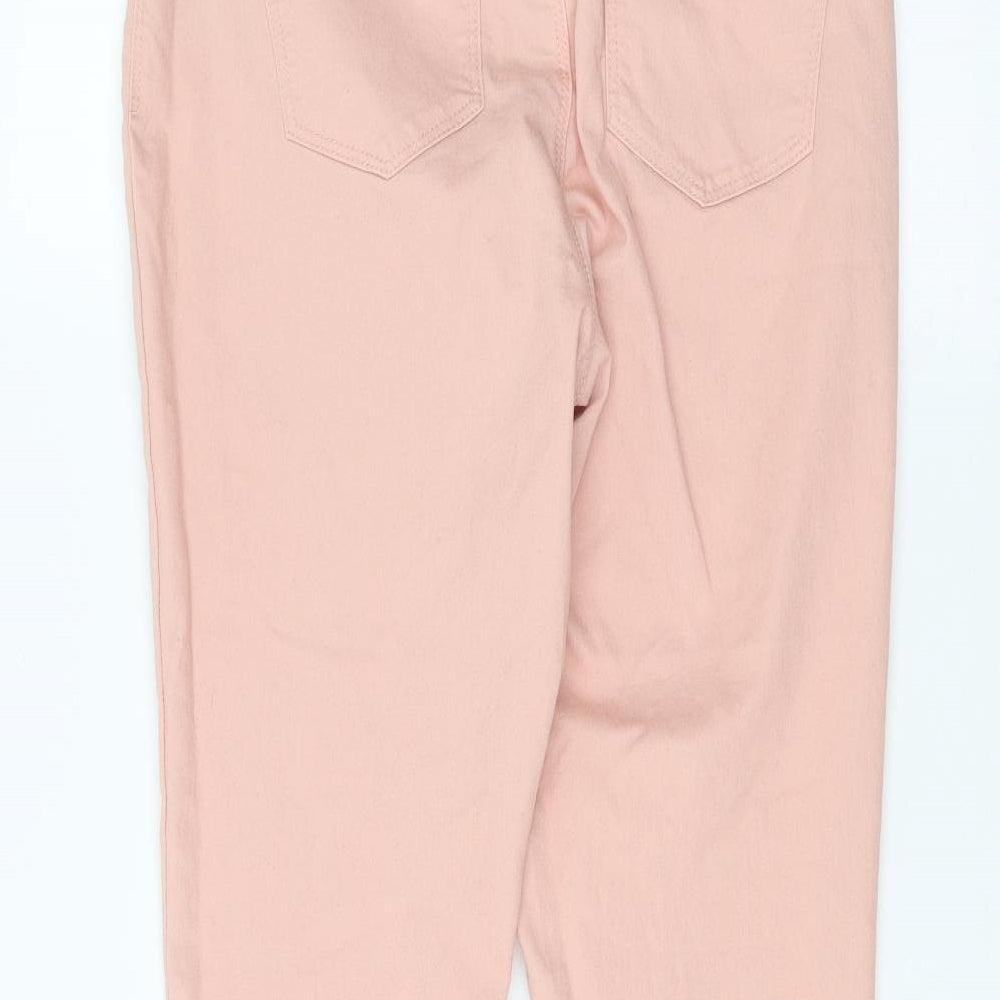 PEP&CO Womens Pink   Jegging Jeans Size 12 L28 in
