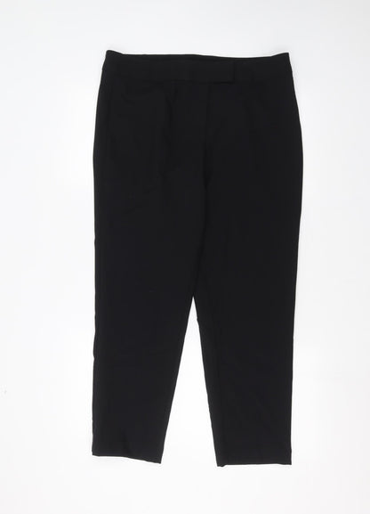 George Womens Black   Trousers  Size 14 L24 in