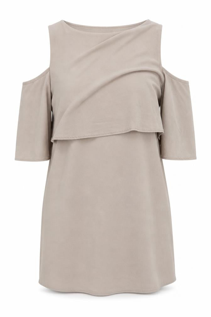Boohoo Womens Beige   A-Line  Size 14