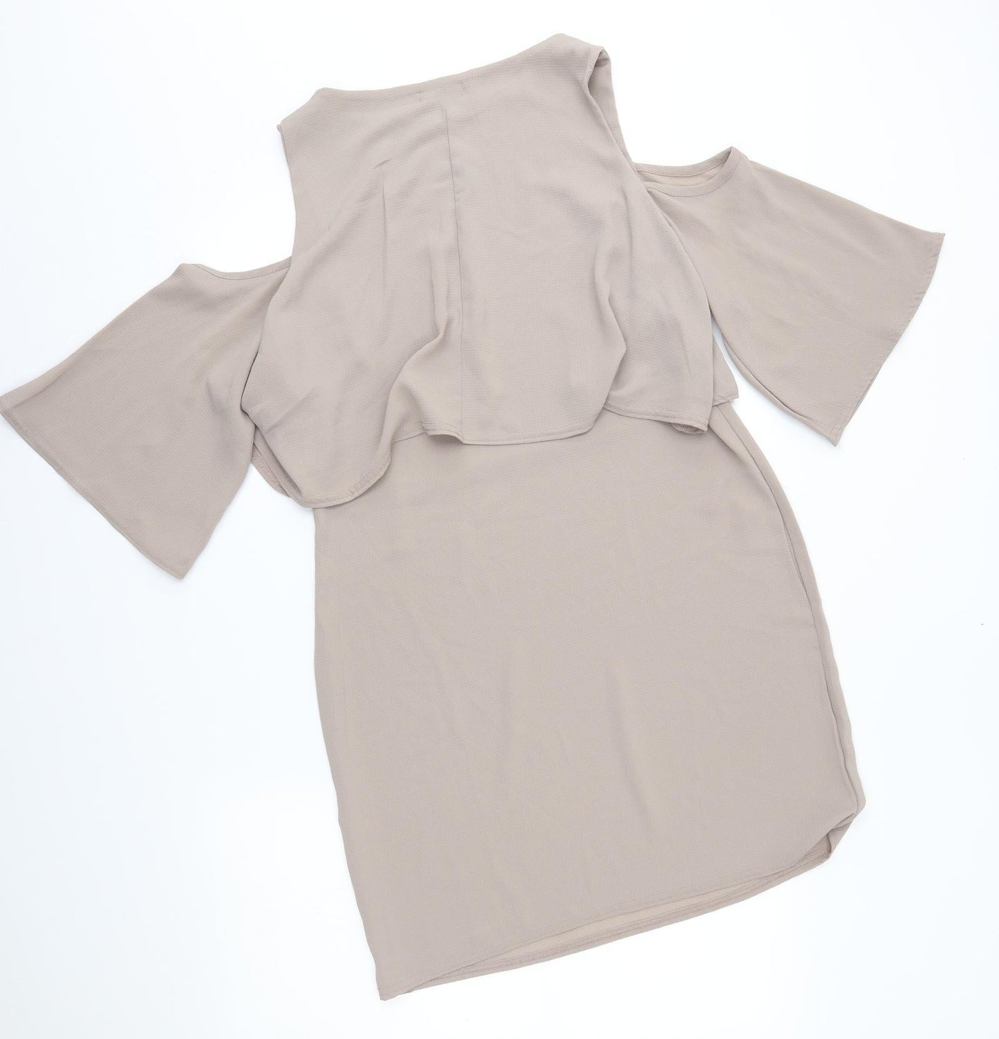 Boohoo Womens Beige   A-Line  Size 14