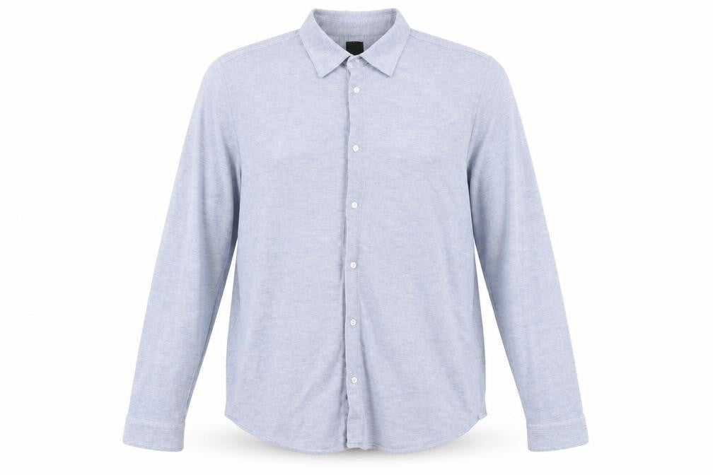 H&M Mens Blue    Button-Up Size XL  - muscle fit