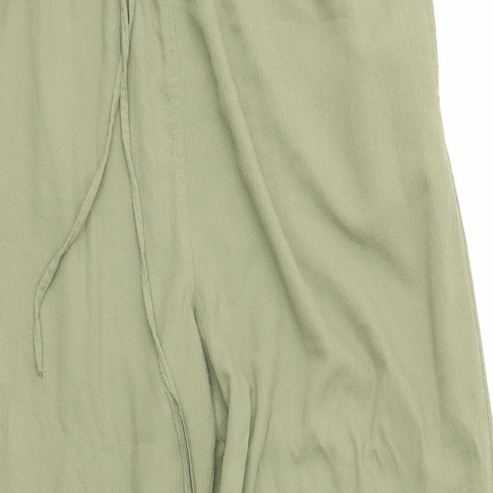 Casual Wear Womens Green   Trousers  Size 14 L27 in