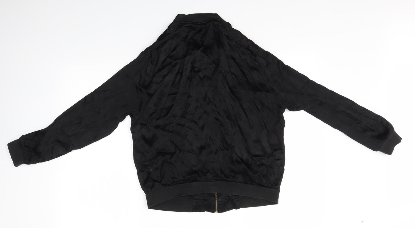 Very Womens Black   Full Zip Sweatshirt Size 14