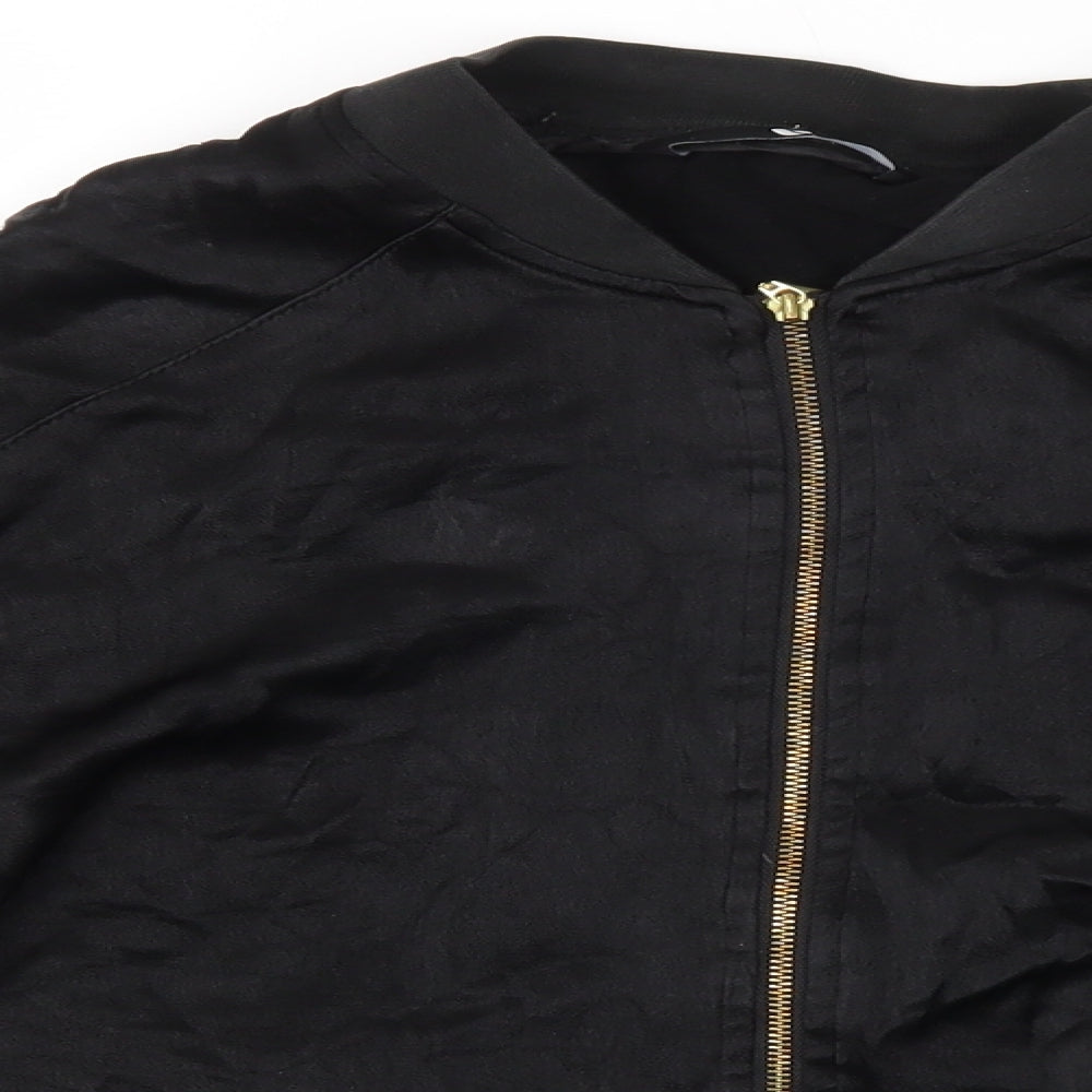 Very Womens Black   Full Zip Sweatshirt Size 14