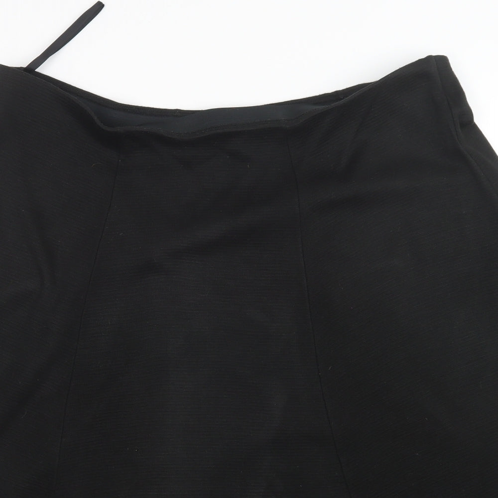 Plus Womens Black   A-Line Skirt Size 38 in