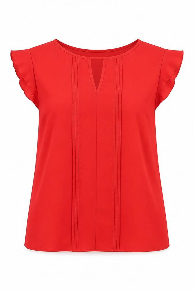 Atmosphere Womens Red   Basic Blouse Size 10
