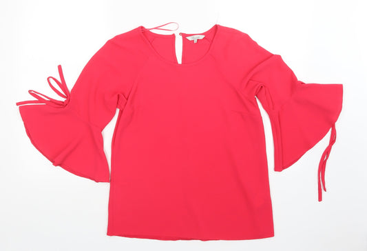 Peacocks Womens Pink   Basic Blouse Size 8