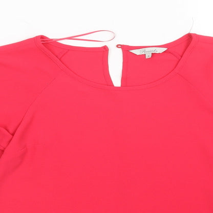 Peacocks Womens Pink   Basic Blouse Size 8
