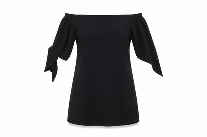 Peacocks Womens Black   Basic Blouse Size 8
