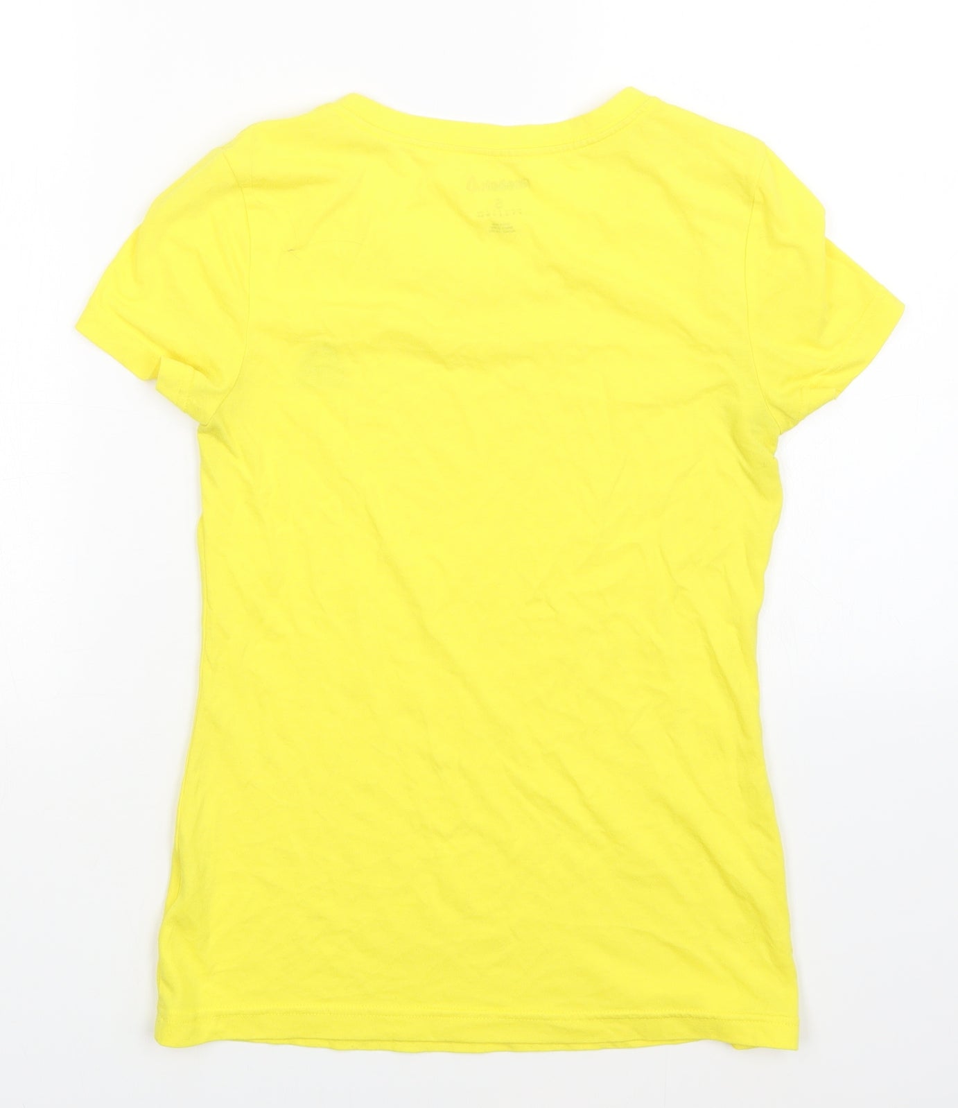 Reebok Womens Yellow   Basic T-Shirt Size S