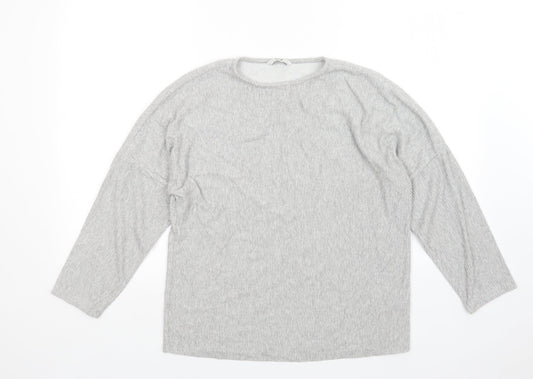George Womens Grey   Pullover Sweatshirt Size 12