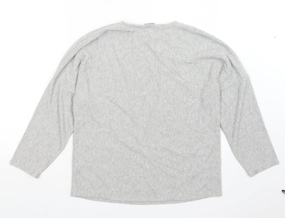 George Womens Grey   Pullover Sweatshirt Size 12