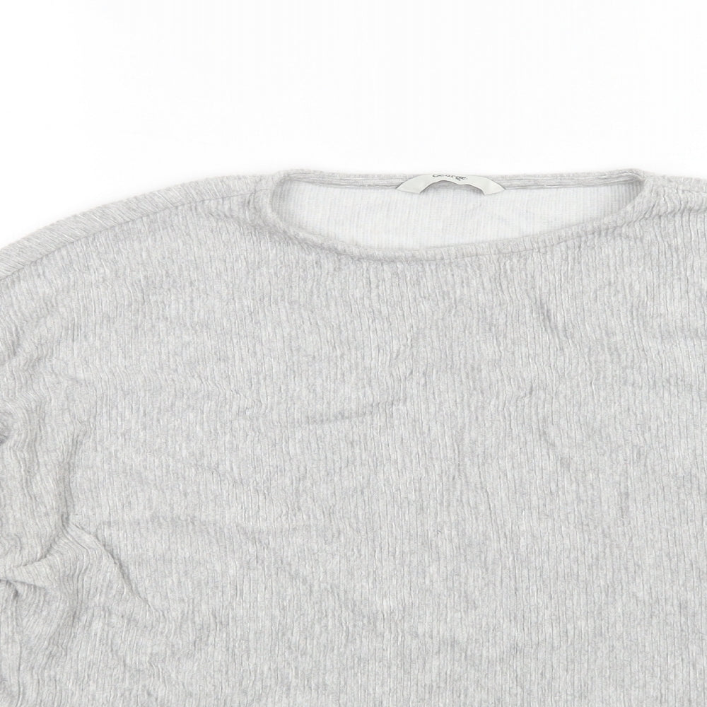 George Womens Grey   Pullover Sweatshirt Size 12