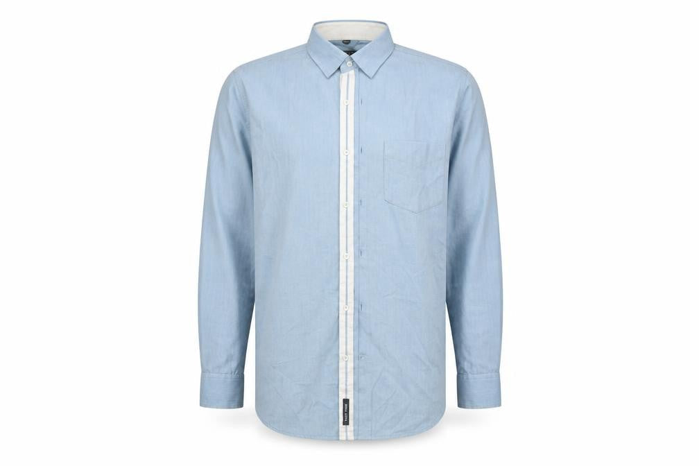 West Street Mens Blue    Button-Up Size 15.5