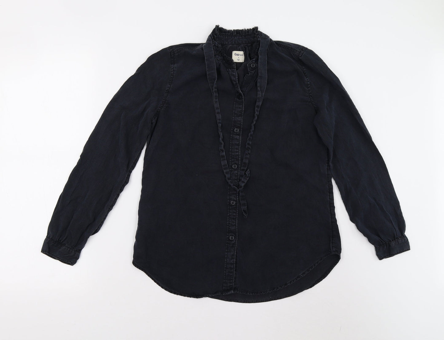 Gap Womens Black   Basic Button-Up Size S