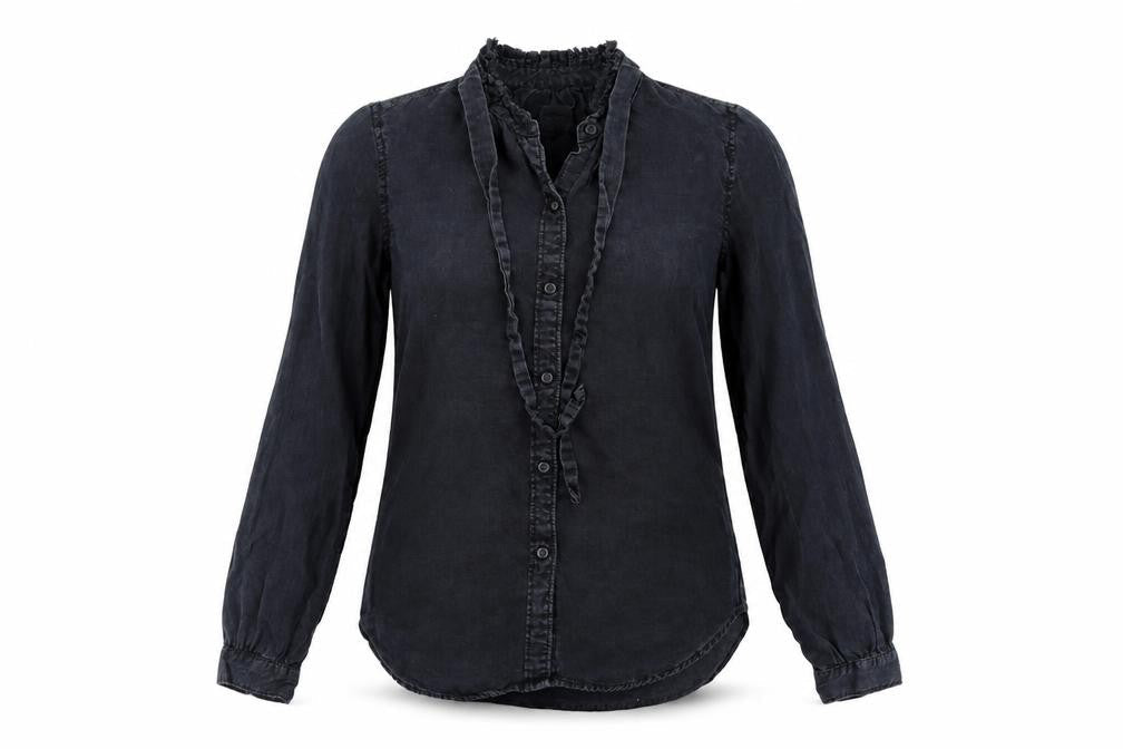 Gap Womens Black   Basic Button-Up Size S