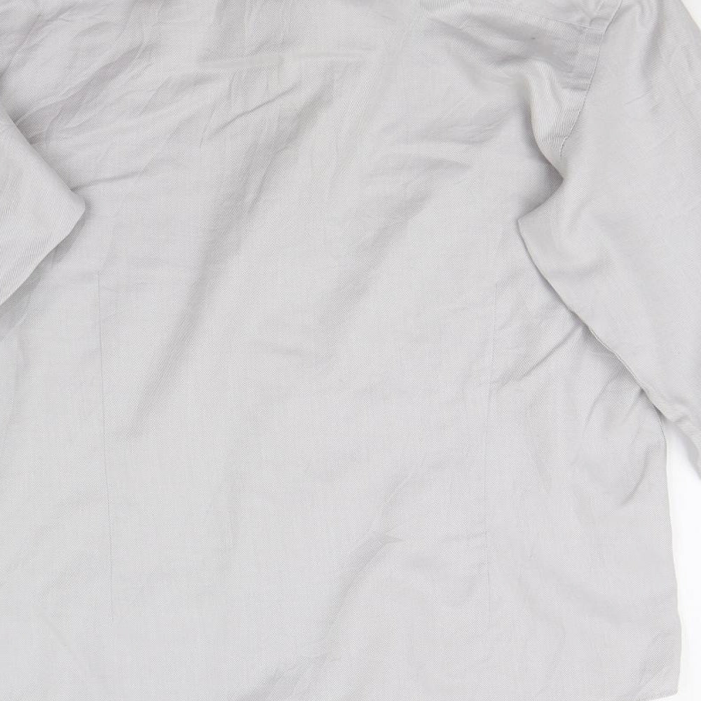 Taylor & Wright Mens Grey    Button-Up Size 15.5