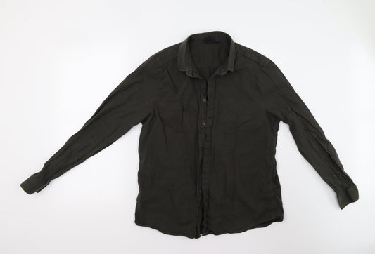 ASOS Mens Green    Button-Up Size L