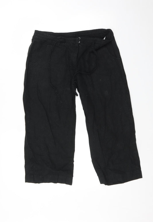 ethel Austin Womens Black   Trousers  Size 12 L21 in