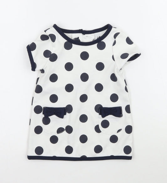 Primark Girls Multicoloured Polka Dot  Shift  Size 3-6 Months