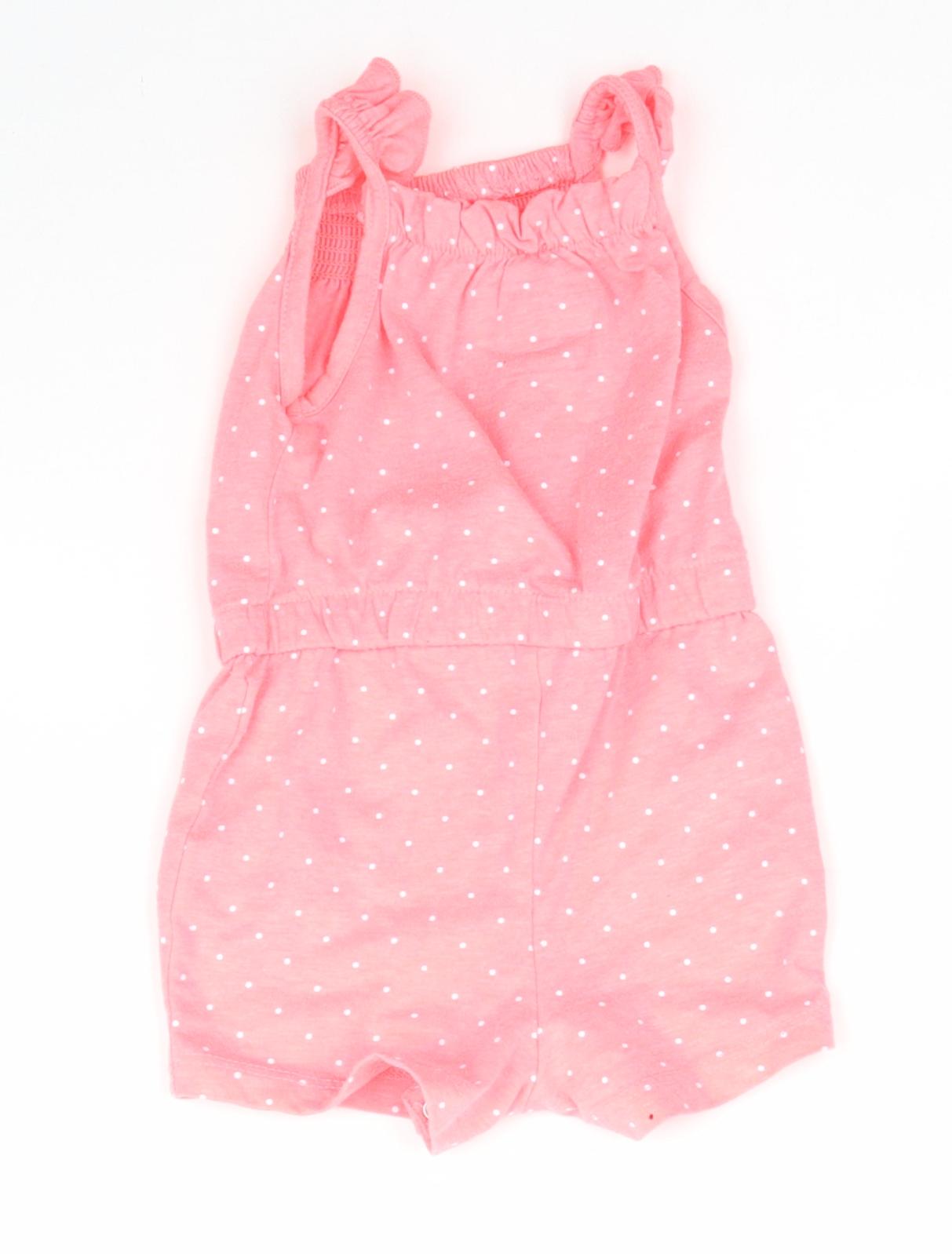 Primark Girls Pink Polka Dot  Romper One-Piece Size 3-6 Months