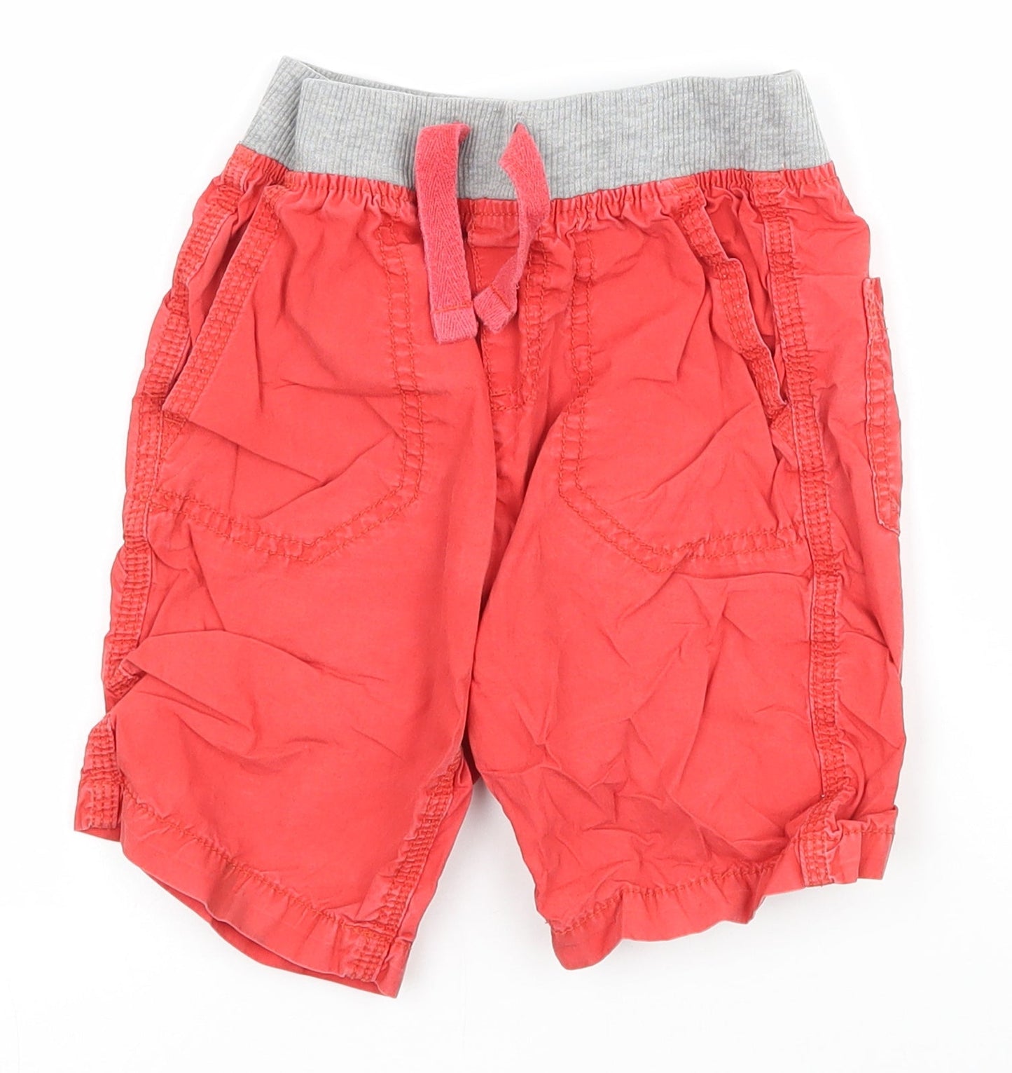 M&Co Boys Red   Bermuda Shorts Size 3-4 Years