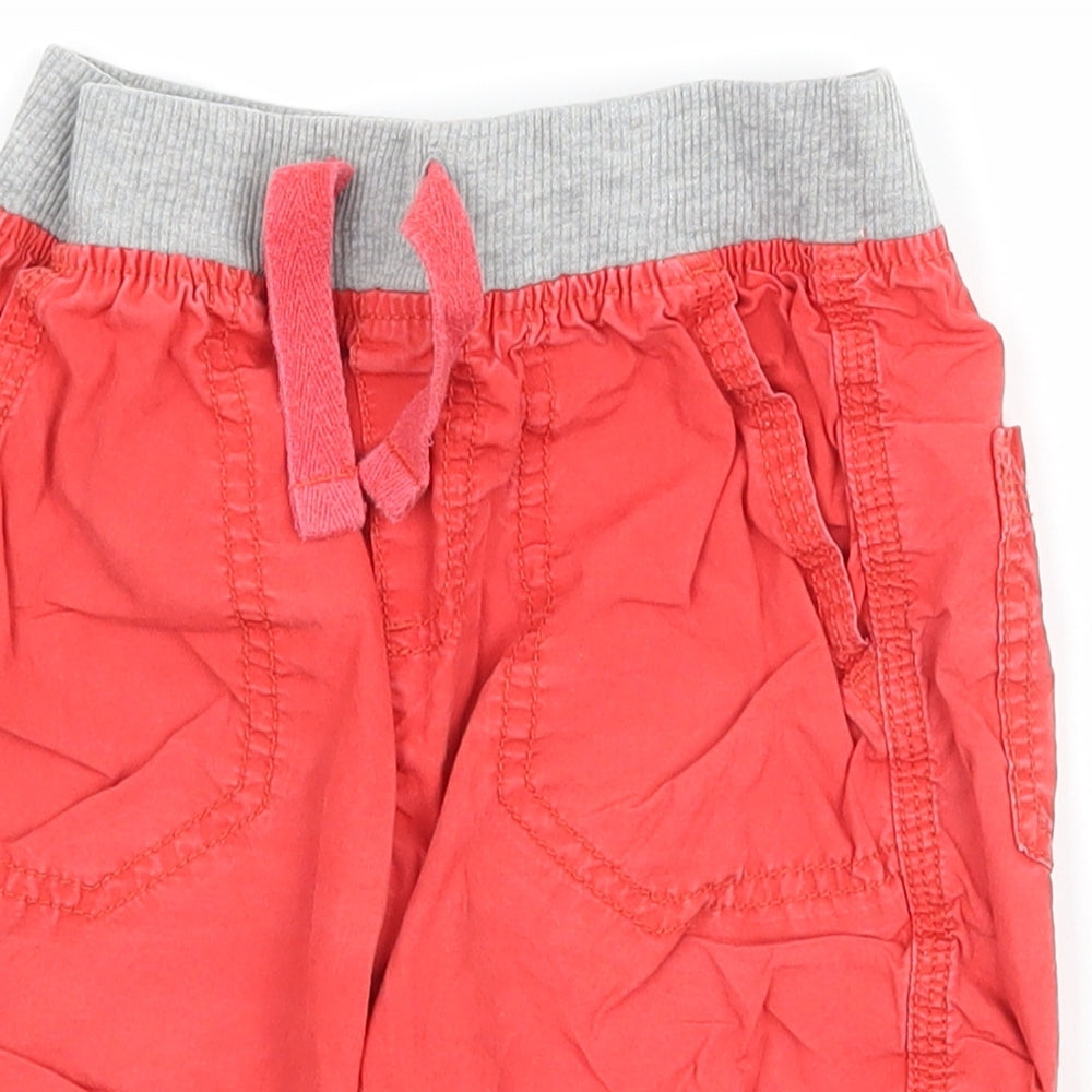 M&Co Boys Red   Bermuda Shorts Size 3-4 Years