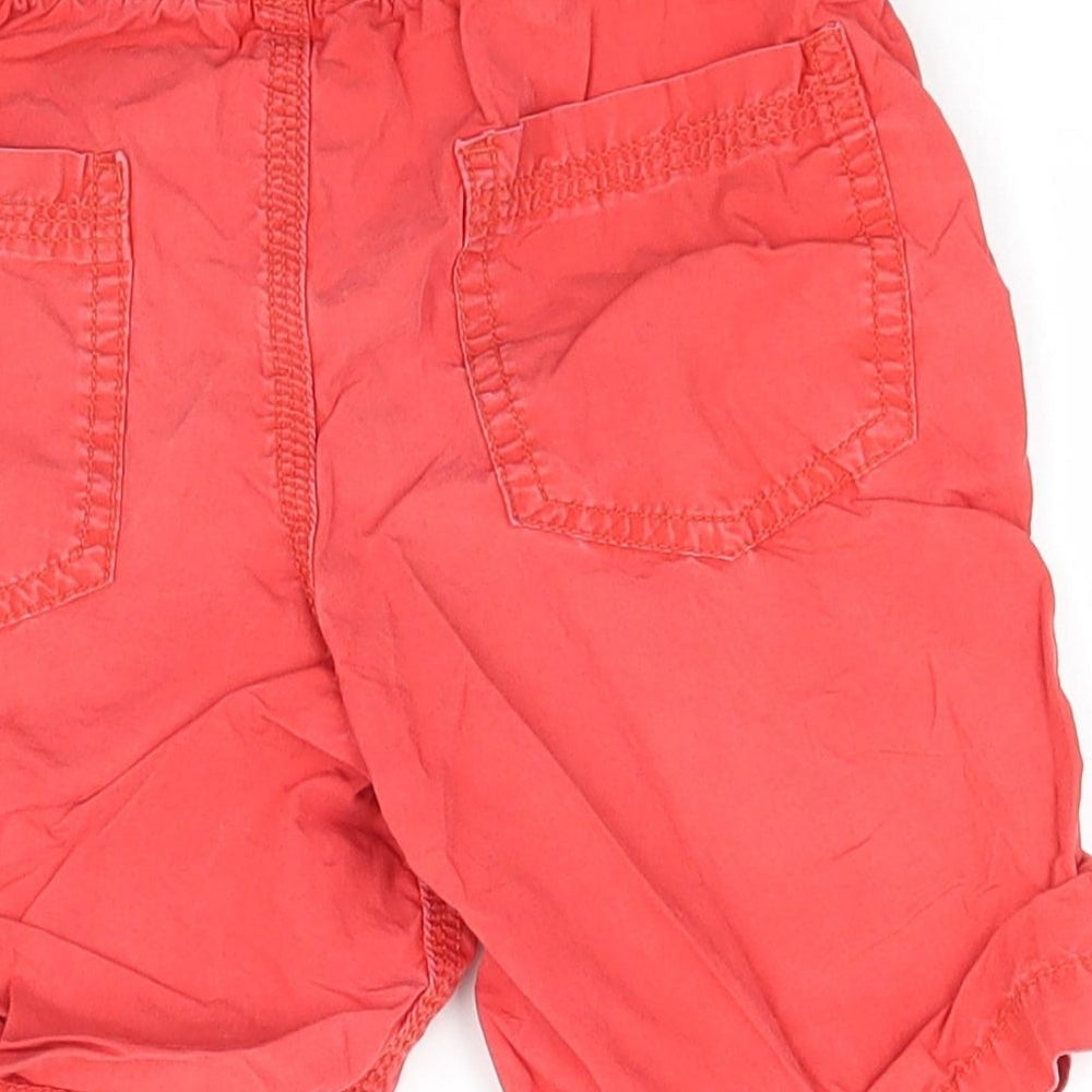 M&Co Boys Red   Bermuda Shorts Size 3-4 Years