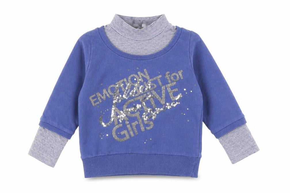 dodipetto Girls Blue   Pullover Sweatshirt Size 3-4 Years